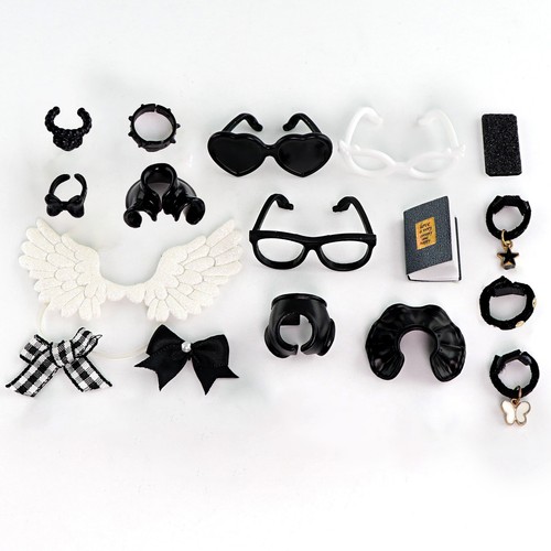 17pcs black lps accessories - 17pcs,